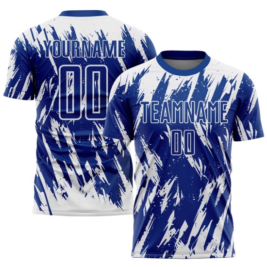 Soccer Royal Custom Uniform Weißes Trikot Sublimation Soccer Royal Custom Uniform Weißes Trikot Sublimation
