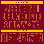 Uniform Gelb Custom Nadelstreifen Fußball Verblassen Jersey Mode Sublimation Kastanienbraun Uniform Gelb Custom Nadelstreifen Fußball Verblassen Jersey Mode Sublimation Kastanienbraun