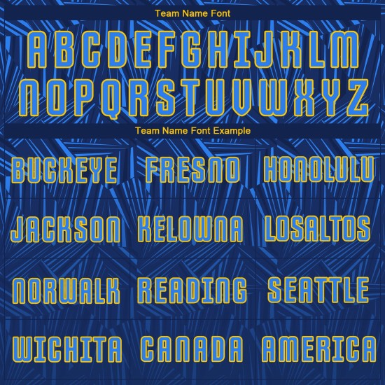 Uniform-Trikot Sublimation Royal-Gold Custom Navy Fußball Uniform-Trikot Sublimation Royal-Gold Custom Navy Fußball