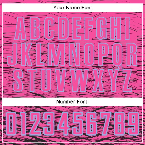 Rosa Uniform Fußball Schwarz-Licht Custom Sublimation Jersey Blau