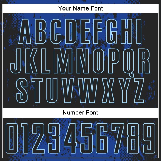 Schwarzes, schwarz-königliches Fußballtrikot mit individueller Sublimations-Uniform Schwarzes, schwarz-königliches Fußballtrikot mit individueller Sublimations-Uniform