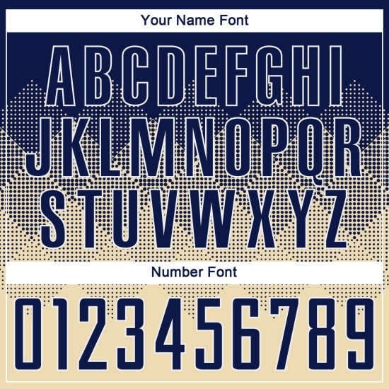 Cremefarbenes Trikot Sublimation Marineblau-Weiß Uniform Fußball Custom Cremefarbenes Trikot Sublimation Marineblau-Weiß Uniform Fußball Custom