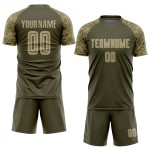 Sublimation Gold-Camo Vegas zum Service Uniform Olive Jersey Fußball benutzerdefinierte Salut Sublimation Gold-Camo Vegas zum Service Uniform Olive Jersey Fußball benutzerdefinierte Salut