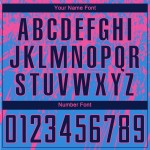 Uniform Pulver Navy-Pink Sublimation Blau Fußball Jersey Custom Uniform Pulver Navy-Pink Sublimation Blau Fußball Jersey Custom