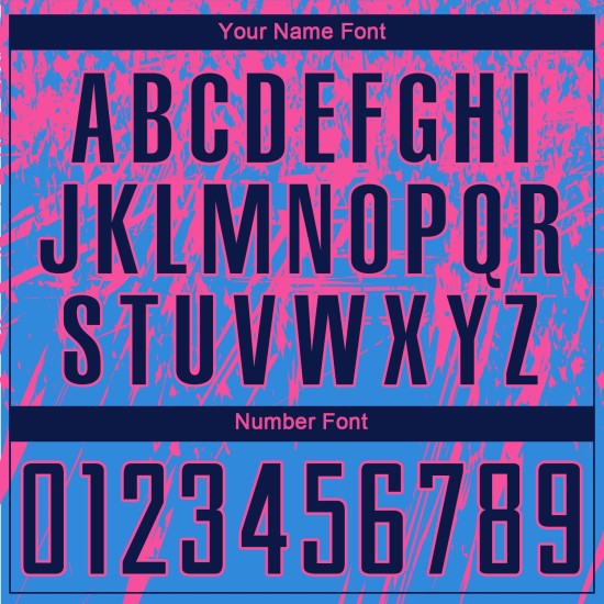 Uniform Pulver Navy-Pink Sublimation Blau Fußball Jersey Custom Uniform Pulver Navy-Pink Sublimation Blau Fußball Jersey Custom