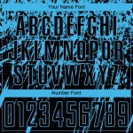 Jersey Blau Uniform Custom Schwarz Fußball Sublimation Himmel Jersey Blau Uniform Custom Schwarz Fußball Sublimation Himmel