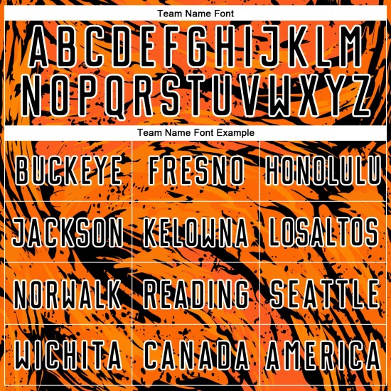 Orange Custom Jersey Sublimation Uniform Abstrakt Schwarz-Weiß Bay Fluid Soccer Orange Custom Jersey Sublimation Uniform Abstrakt Schwarz-Weiß Bay Fluid Soccer