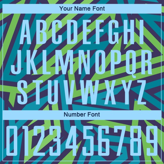 Fußball Hellblau Uniform Sublimation Blau-Kelly Jersey Grün Custom Fußball Hellblau Uniform Sublimation Blau-Kelly Jersey Grün Custom