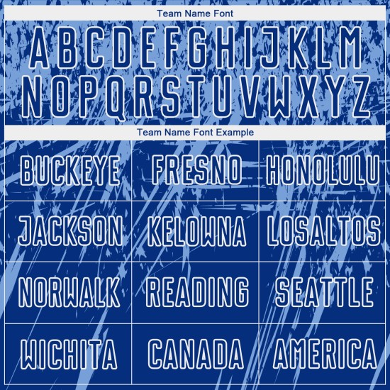 Sublimationstrikot Custom Uniform Hellkönigsblau-Weiß Sublimationstrikot Custom Uniform Hellkönigsblau-Weiß