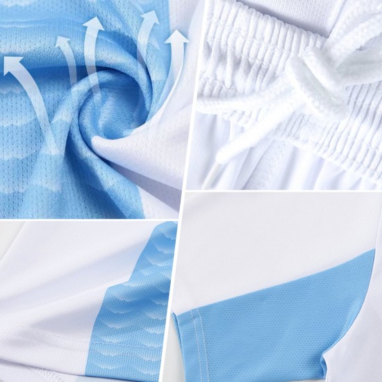 Benutzerdefinierte weiße Fußball-rote Trikotuniform Sublimation Benutzerdefinierte weiße Fußball-rote Trikotuniform Sublimation