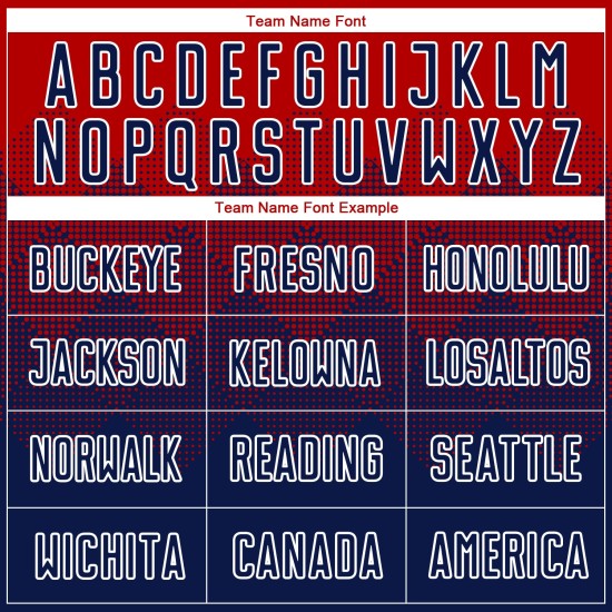 Uniform Rot Marine-Weiß Fußballtrikot Benutzerdefinierte Sublimation Uniform Rot Marine-Weiß Fußballtrikot Benutzerdefinierte Sublimation