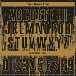 Sublimation Fußball Gold Jersey Schwarz Custom Uniform Alt Sublimation Fußball Gold Jersey Schwarz Custom Uniform Alt