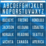 Fußball Custom Blau Jersey Weiß-Schwarz Licht Uniform Sublimation Fußball Custom Blau Jersey Weiß-Schwarz Licht Uniform Sublimation