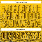 Sublimation Fußballtrikot Schwarz Gelb Uniform Custom Sublimation Fußballtrikot Schwarz Gelb Uniform Custom