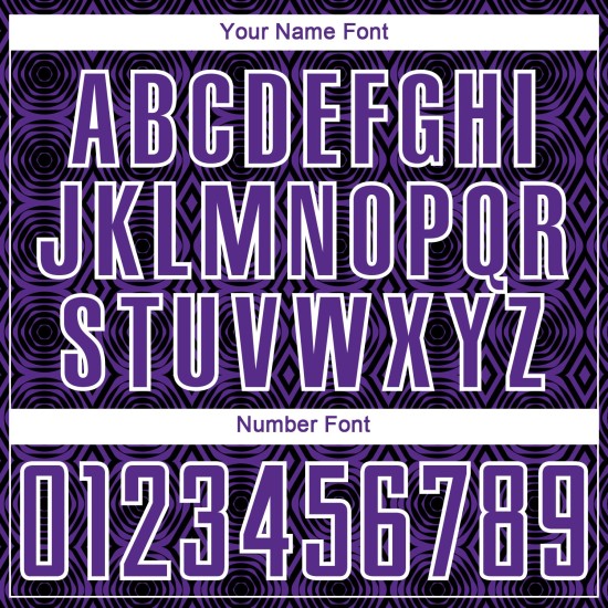 Uniform Jersey Lila Fußball Formen Benutzerdefinierte Geometrische Schwarz-Weiß Sublimation Uniform Jersey Lila Fußball Formen Benutzerdefinierte Geometrische Schwarz-Weiß Sublimation