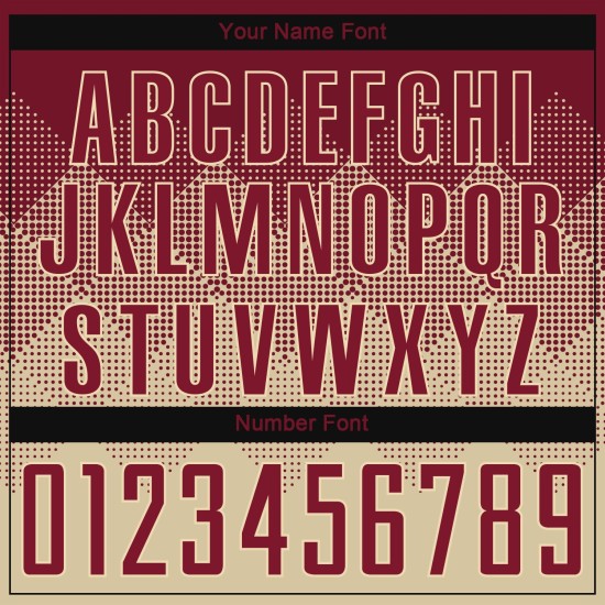 Benutzerdefinierte Uniform Creme Jersey Fußball Sublimation Crimson Benutzerdefinierte Uniform Creme Jersey Fußball Sublimation Crimson