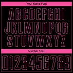 Rosa Nadelstreifen Sublimation Fußball Verblassen Uniform Jersey Schwarz Mode Custom Rosa Nadelstreifen Sublimation Fußball Verblassen Uniform Jersey Schwarz Mode Custom