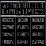 Schwarz Fashion Fade Sublimation Uniform Nadelstreifen Custom Jersey Grau Fußball Schwarz Fashion Fade Sublimation Uniform Nadelstreifen Custom Jersey Grau Fußball