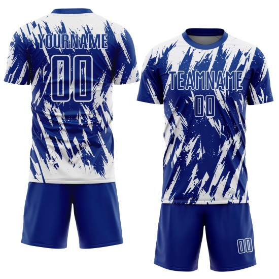 Soccer Royal Custom Uniform Weißes Trikot Sublimation Soccer Royal Custom Uniform Weißes Trikot Sublimation