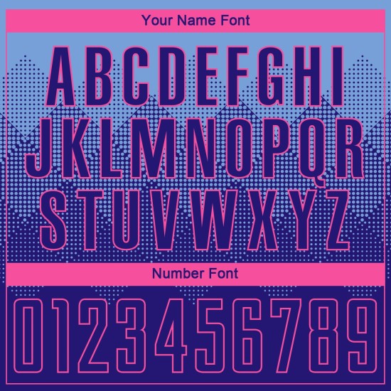 Benutzerdefinierte dunkle Uniform Lila-Rosa Hellblau Fußball Sublimation Jersey Benutzerdefinierte dunkle Uniform Lila-Rosa Hellblau Fußball Sublimation Jersey