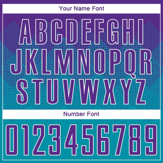 Uniform Lila-Weiß Custom Jersey Sublimation Teal Fußball Uniform Lila-Weiß Custom Jersey Sublimation Teal Fußball