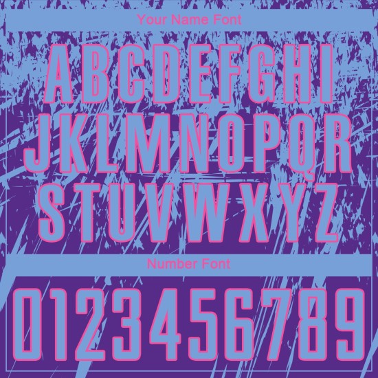 Lila Blau-Rosa Sublimation Jersey Uniform Custom Fußball Licht Lila Blau-Rosa Sublimation Jersey Uniform Custom Fußball Licht