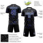 Royal-White Uniform Sublimation Jersey Custom Soccer Schwarz Royal-White Uniform Sublimation Jersey Custom Soccer Schwarz