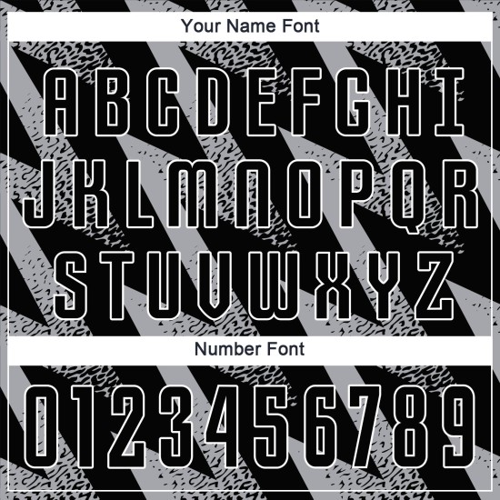 Fußball Sublimation Jersey Grau Schwarz-Weiß Uniform Custom Fußball Sublimation Jersey Grau Schwarz-Weiß Uniform Custom