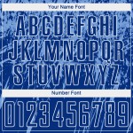 Sublimationstrikot Custom Uniform Hellkönigsblau-Weiß Sublimationstrikot Custom Uniform Hellkönigsblau-Weiß