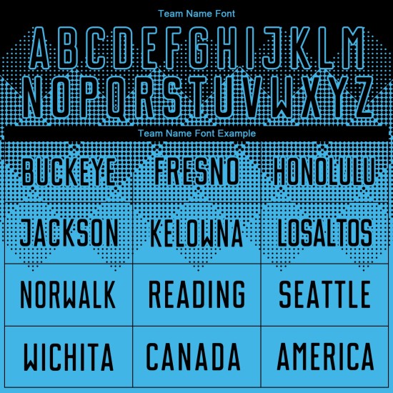 Sky Sublimation Schwarz Custom Uniform Blau Fußballtrikot Sky Sublimation Schwarz Custom Uniform Blau Fußballtrikot