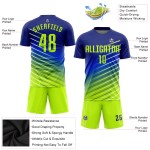 Fußball-Trikot, grün, individuell, Sublimationsuniform, Royal Neon Fußball-Trikot, grün, individuell, Sublimationsuniform, Royal Neon