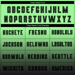 Fade Pea Jersey Custom Fashion Sleeve Uniform Fußball Sublimation Lange Schwarz Grün Fade Pea Jersey Custom Fashion Sleeve Uniform Fußball Sublimation Lange Schwarz Grün