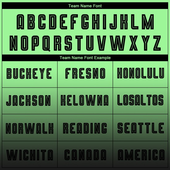 Fade Pea Jersey Custom Fashion Sleeve Uniform Fußball Sublimation Lange Schwarz Grün Fade Pea Jersey Custom Fashion Sleeve Uniform Fußball Sublimation Lange Schwarz Grün