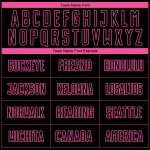 Rosa Nadelstreifen Sublimation Fußball Verblassen Uniform Jersey Schwarz Mode Custom Rosa Nadelstreifen Sublimation Fußball Verblassen Uniform Jersey Schwarz Mode Custom