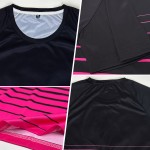 Rosa Nadelstreifen Sublimation Fußball Verblassen Uniform Jersey Schwarz Mode Custom Rosa Nadelstreifen Sublimation Fußball Verblassen Uniform Jersey Schwarz Mode Custom