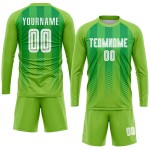 Jersey Neon Custom Uniform Grün Grün Fußball Weiß-Kelly Sublimation Jersey Neon Custom Uniform Grün Grün Fußball Weiß-Kelly Sublimation