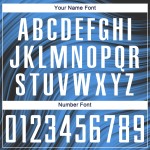 Blaues Trikot Sublimation Light Uniform Custom Soccer Weiß-Schwarz Blaues Trikot Sublimation Light Uniform Custom Soccer Weiß-Schwarz