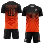 Spencer Soccer Orange Schwarz Jersey Square Custom Club Sublimation Gradient Uniform Form Spencer Soccer Orange Schwarz Jersey Square Custom Club Sublimation Gradient Uniform Form