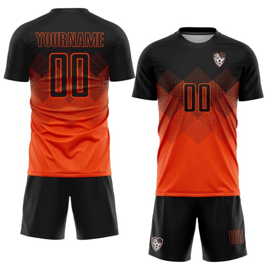 Spencer Soccer Orange Schwarz Jersey Square Custom Club Sublimation Gradient Uniform Form Spencer Soccer Orange Schwarz Jersey Square Custom Club Sublimation Gradient Uniform Form