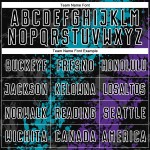 Teal-Lila Splatter Schwarz Jersey Uniform Fußball Sublimation Custom Dripping Art Teal-Lila Splatter Schwarz Jersey Uniform Fußball Sublimation Custom Dripping Art