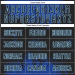 Schwarzes, schwarz-königliches Fußballtrikot mit individueller Sublimations-Uniform Schwarzes, schwarz-königliches Fußballtrikot mit individueller Sublimations-Uniform