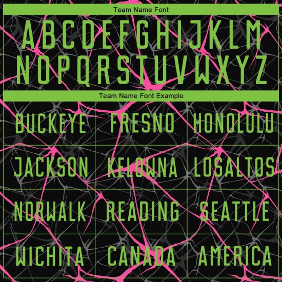 Fußball Sublimation Uniform Schwarz Grün-Pink Custom Jersey Neon Fußball Sublimation Uniform Schwarz Grün-Pink Custom Jersey Neon