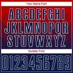 Uniform Rot Marine-Weiß Fußballtrikot Benutzerdefinierte Sublimation Uniform Rot Marine-Weiß Fußballtrikot Benutzerdefinierte Sublimation