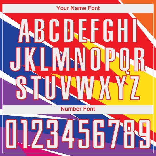 Abbildung Sublimation Weiß-Rot Uniform Jersey Fußball Custom Abbildung Sublimation Weiß-Rot Uniform Jersey Fußball Custom