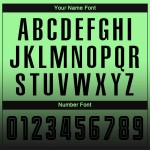 Fade Pea Jersey Custom Fashion Sleeve Uniform Fußball Sublimation Lange Schwarz Grün Fade Pea Jersey Custom Fashion Sleeve Uniform Fußball Sublimation Lange Schwarz Grün