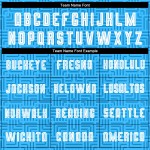 Home Weiß Blau Sublimation Uniform Fußball Jersey Licht Custom Home Weiß Blau Sublimation Uniform Fußball Jersey Licht Custom