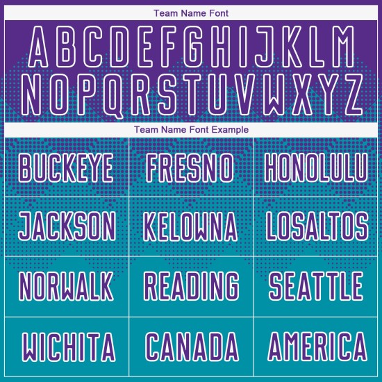 Uniform Lila-Weiß Custom Jersey Sublimation Teal Fußball Uniform Lila-Weiß Custom Jersey Sublimation Teal Fußball