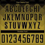 Jersey Custom Old Soccer Gold Uniform Sublimation Schwarz Jersey Custom Old Soccer Gold Uniform Sublimation Schwarz