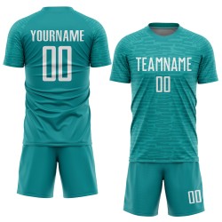 Benutzerdefinierte weiße Uniform Jersey Fußball Petrol Sublimation Benutzerdefinierte weiße Uniform Jersey Fußball Petrol Sublimation